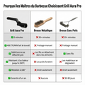 Grill Aura Pro - Brosse BBQ électrique rotative